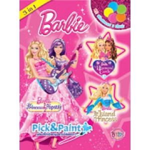 Barbie Pick&Paint แต้มสีให้เจ้าหญิงบาร์บี้กันเถอะ! + พู่กัน