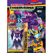 TRANSFORMERS Cyberverse MAGAZINE 9 SHOCKWAVE ผู้ชำนาญในสงคราม + หุ่นฟิกเกอร์ Shockwave (Decepticons)