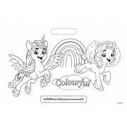 MY LITTLE PONY SUNNY STARSCOUT AND FRIENDS Giant Book + สติ๊กเกอร์และสีน้ำ