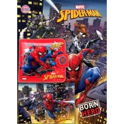 SPIDER-MAN - BORN HERO + จิ๊กซอว์และกระเป๋าสตางค์