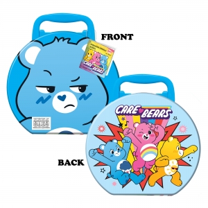 Care Bears Tin Box (สีฟ้า) พร้อมบิสกิตกลิ่นนม