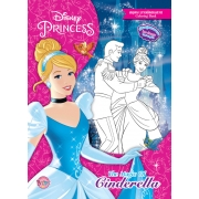 Disney Princess สมุดระบายสีแสนสวย The Magic of Cinderella + Cinderella Magic Paint Set