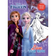 FROZEN สมุดระบายสีแสนสนุก Live YOUR TRUTH + Anna Magic Paint Set