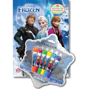 FROZEN - SISTERS FOREVER + ปากกามาร์คเกอร์พร้อมตัวปั๊มแบบลูกกลิ้ง