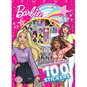 Barbie สนุกกับระบายสีและสติ๊กเกอร์ 100 ดวง