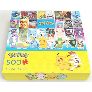 จิ๊กซอว์กล่อง Pokémon โปเกมอนกับเพื่อนแสนซน 500 ชิ้น