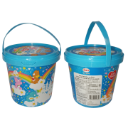 บิสกิตกลิ่นนมในกล่องหิ้วลายแคร์แบร์ (สีฟ้า)