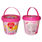 บิสกิตกลิ่นนมในกล่องหิ้วลายแคร์แบร์ (สีชมพู)