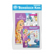 Disney Princess สมุดระบายสี Cheerful Princess + Rapunzel Magic Paint Set