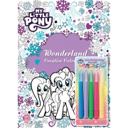 MY LITTLE PONY สมุดระบายสี Wonderland Creative Coloring + สีเจลหมุนได้