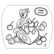 MY LITTLE PONY COLOR TWIST - FUN! + สีเทียน สติ๊กเกอร์คริสตัล และสติ๊กเกอร์