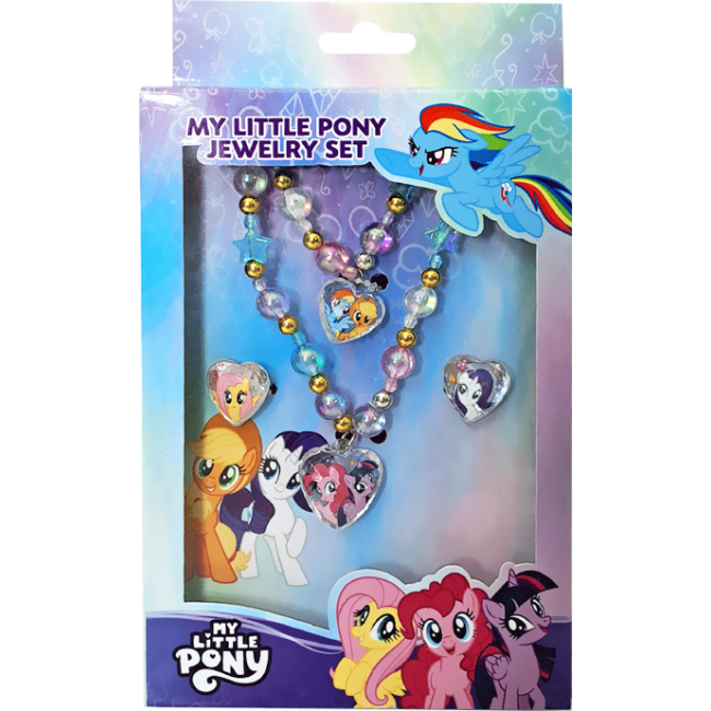 MY LITTLE PONY Colouring Spot the Difference + ชุดเครื่องประดับโพนี่