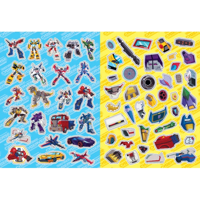 TRANSFORMERS CYBERVERSE - ROBOT OF LEGEND ระบายสีและสติ๊กเกอร์