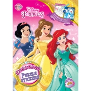 Disney Princess Coloring Puzzle Stickers