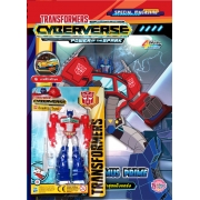 TRANSFORMERS Cyberverse MAGAZINE 7 OPTIMUS PRIME ผู้นำสุดแข็งแกร่ง + หุ่นฟิกเกอร์ OPTIMUS PRIME