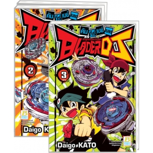 PACK SET! คัมภีร์เบย์เบลด ศึกลูกข่างสะท้านฟ้า BLADER DJ (1-3 จบ)