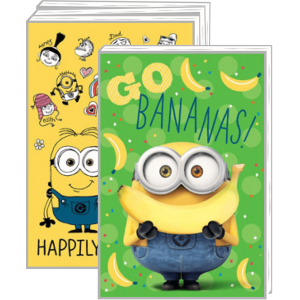 S50_PACK SET! เครื่องเขียน: สมุดปกอ่อนมินเนี่ยน minions 4 เล่ม