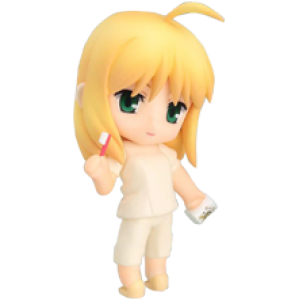 Fate/stay night COLLECTION: NENDOROID PETIT เซเบอร์ชุดนอน