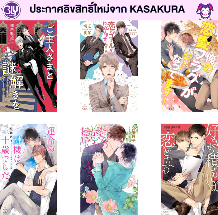 ประกาศลิขสิทธิ์นิยายใหม่จาก KASAKURA 